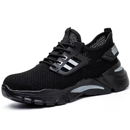 Work Sneakers Steel Toe Shoes Men Safety Shoes Puncture-Proof Work Shoes Boots Fashion Indestructible Footwear Security