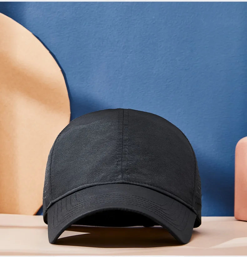 56-62cm Large Size Summer Baseball Cap Men Women Breathable Mesh Trucker Hat Snapback Cap Quick Dry Visor Outdoor Sports Sun Hat