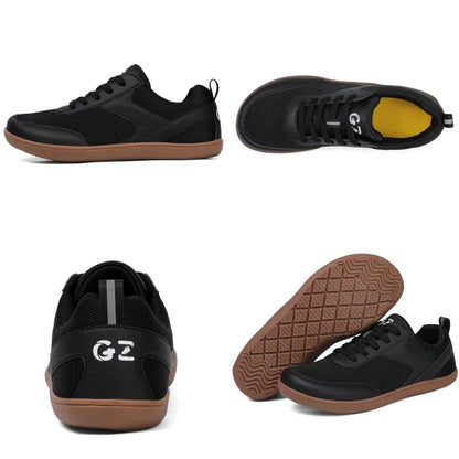 Men's Wide Minimalist Barefoot Sneakers | Unisex Zero Drop Sole | Optimal Relaxation