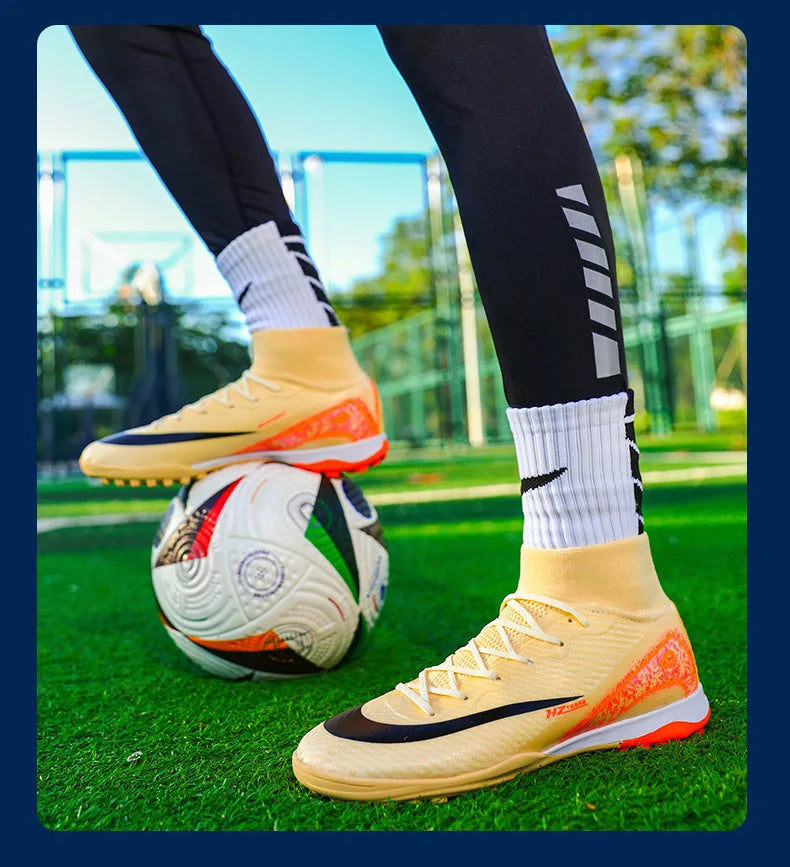Quality Soccer Cleats for Men Soccer Shoes Society Boys Football Boots Male Football Shoes Sneakers Unisex Soccer Boots