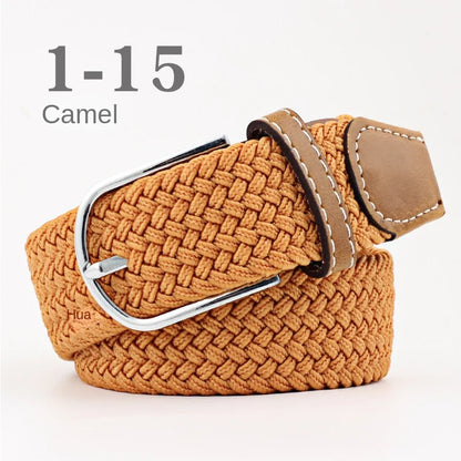 107/120cm Unisex Colorful Canvas - Belt Casual Luxury Trend Jeans Accessories Nylon Girdle Hunting Belt for Men and Women