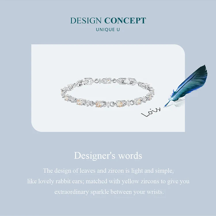 Authentic Luxury Multi-color Zircon Bracelet Rose Gold Color Chain Link Bracelet for Women Birthday Crystal Jewelry