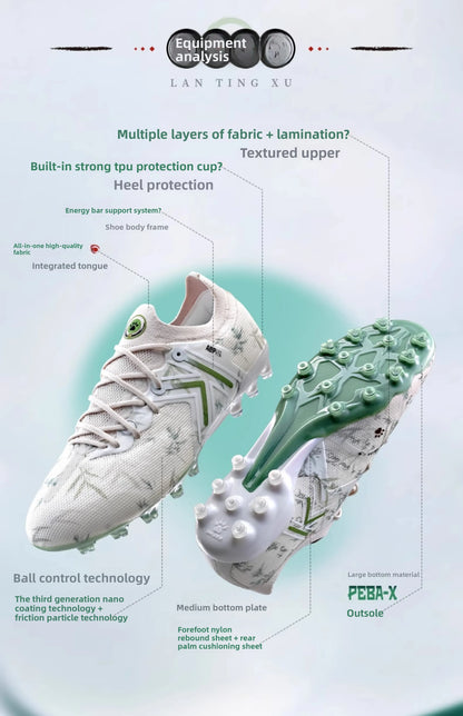 Mg Top Football Shoes Men's Short Nails Natural Artificial Grass Professional Competition Training Football Shoes