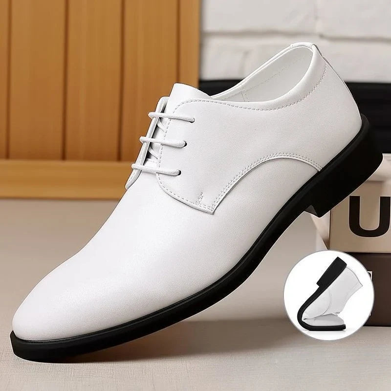Loafers Shoes Social Shoe Male Plain Low Heel Gentleman Elegant and Classic Black Cheap Clearance Office 39 Men's Formal Shoes