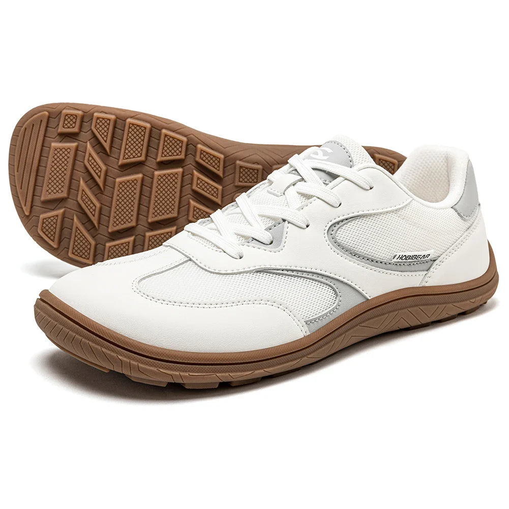 Unisex Barefoot Shoes Wide Width Minimalist Sneakers Zero Drop Classic Retro Outdoor Walking Shoes for Men Women