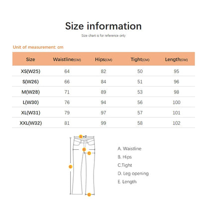 High Waisted Skinny Pants Fashion Korean Black Blue Stretch Denim Trousers