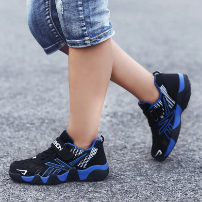 Summer Kids Fashion Sneakers for Boys Mesh Breathable Sports Running Shoes Lightweight Children School Walking Footwear Tennis