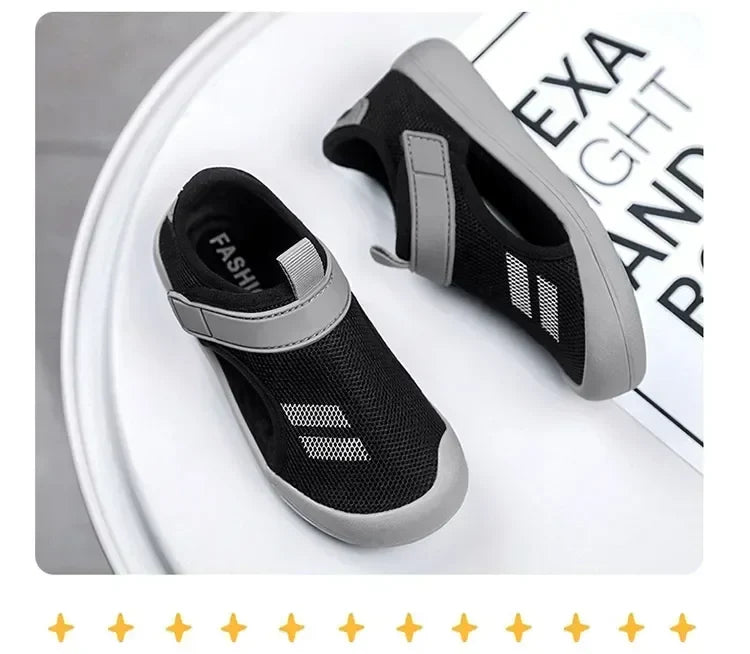 New Children Casual Mesh Shoes Boys Beach Sandals Kids Lightweight Closed Toe Baby Sport Sandals for Girls Eu Size 23-36