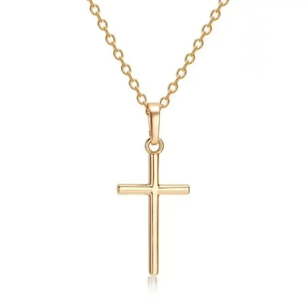 Jewelry Crucifix Charm Vintage Cross Necklace Jesus Rosary Beads Chain Virgin Mary Pendant