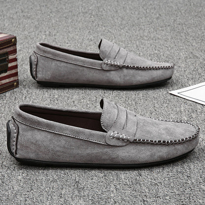 Trend Suede Men Casual Shoes Breathable Comfort Slip-on Mens Driving Shoes Fashion Men Lazy Shoes Luxury Brand Loafers Moccasins