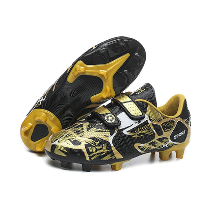 Kids Soccer Shoes Society TF/FG School Football Boots Cleats Grass Sneakers Boy Girl Outdoor Athletic Training Sports Footwear