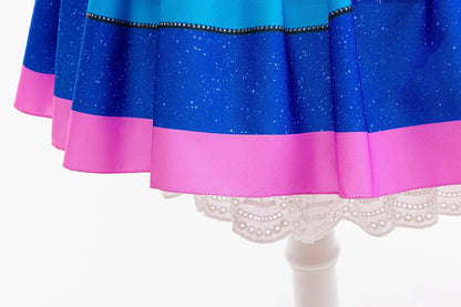 Vestido Lilo Stitch Meninas Disney Stitch Desenho Animado Cosplay Fantasia de Carnaval 2-10 Anos Crianças Desenho Animado Estampado Roupas de Festa de Halloween