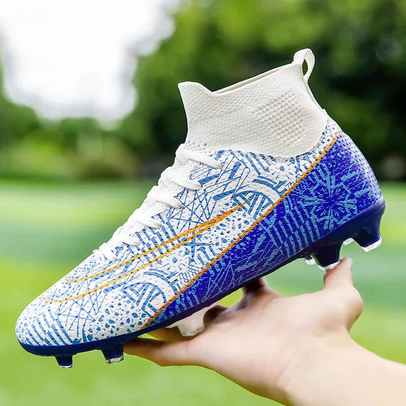 Hot-Selling Football Boots Men's Soccer Cleats TF/FG Wear-Resistant Training Shoes Outdoor Non-Slip Sneakers Size33-46