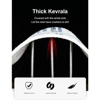 High End Microfiber Men's Work Boots with Steel Toe Caps for Anti Smashing and Anti Puncture, Kevlar Anti Puncture