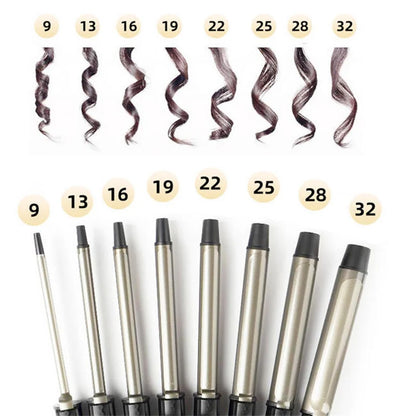 1PC 9/13/16/19/25/32mm Automatic Ceramic Hair Curler Rotating Temperature Display Professional Anti-Scalding Hair Styling Tool