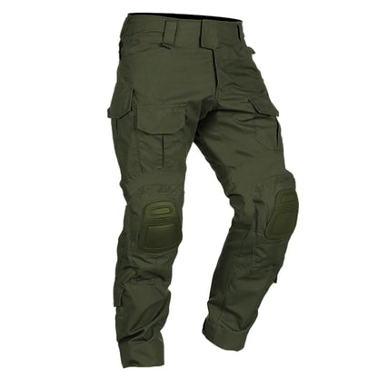 2025 New Multicam Pants with Knee Pads Men Tactical Combat Cargo Camouflage Trousers Hunting Quick Dry Breathable Sport Pants