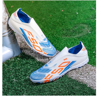 X2517 Slip-on F50 Mens Football Boots Boys FG/TF Training Studded Fast Soccer Cleats Pro Non Slip Football Shoes for Man 35-45