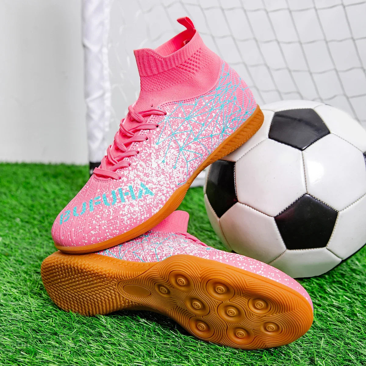 Men Soccer Shoes TF High-quality Breathable Unisex Football Boots Professional Sneakers Ultralight Match Hot Sale Women Match