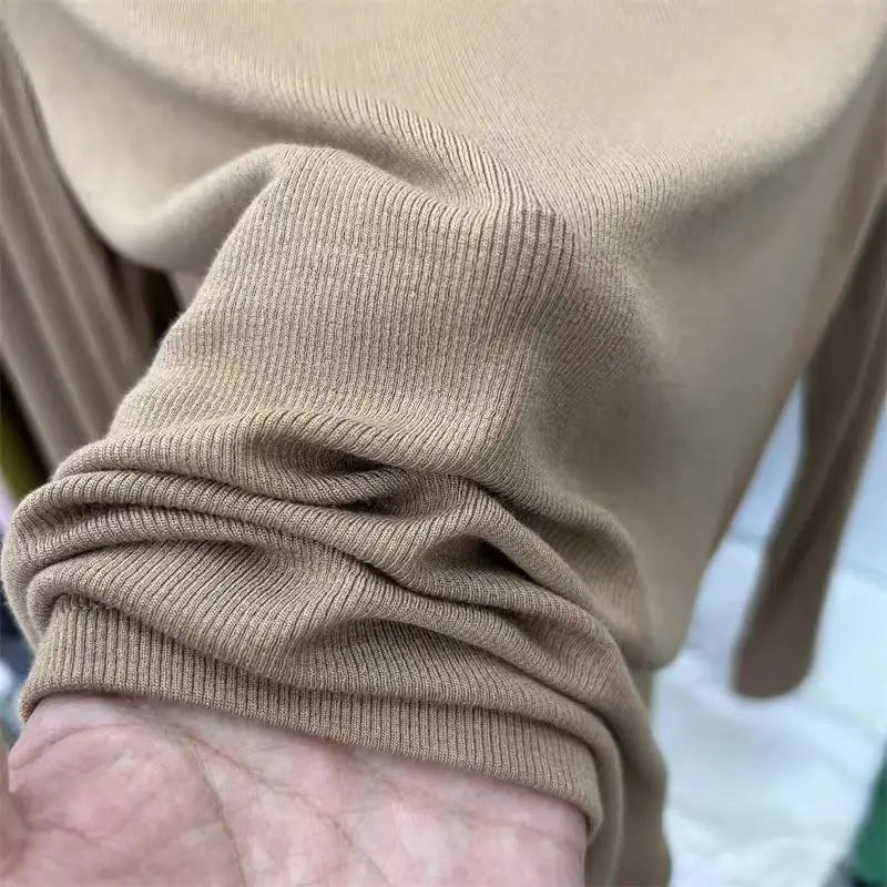 Outono Escritório Senhora Básica Gola Redonda Slim T-Shirt Feminina Cor Sólida Multicor Tendência Versátil Casual Top Manga Longa Elástico Canelado