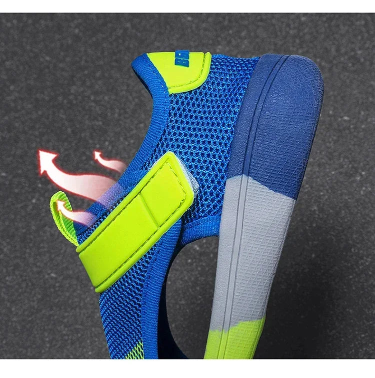 New Children Casual Mesh Shoes Boys Beach Sandals Kids Lightweight Closed Toe Baby Sport Sandals for Girls Eu Size 23-36