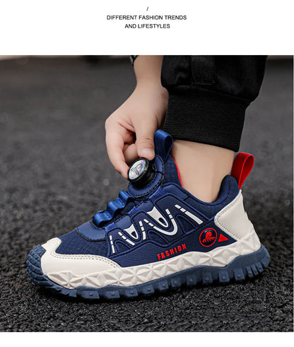 Children Sports Sneakers for Boys Girls Kid Cartoon Graffiti Pattern Casual Shoes Boys Basketball Shoe chaussures de sport