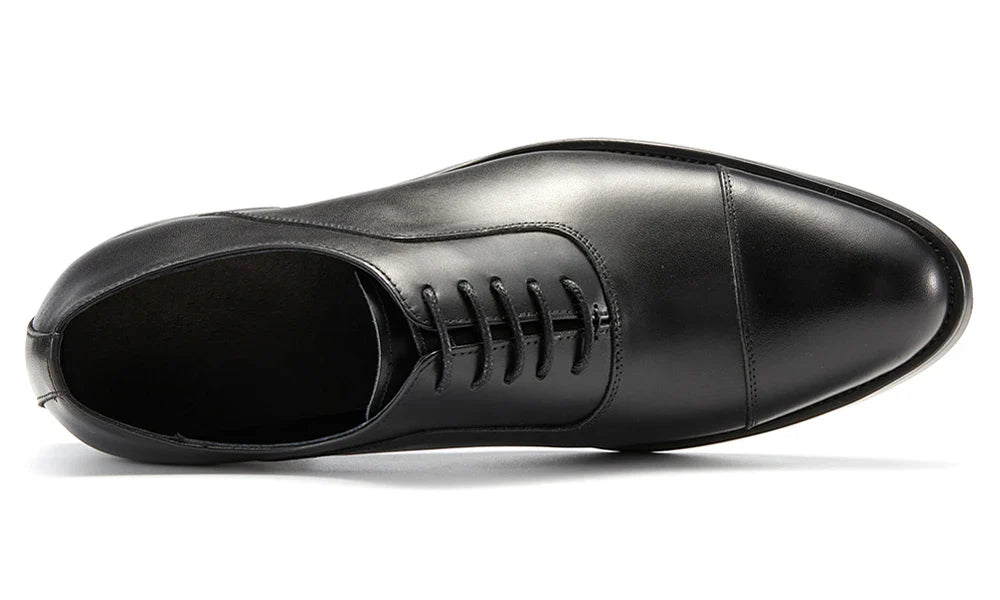 Italian Men's Genuine Leather Oxford Shoes Classic Breathable Gentleman Top Layer Cowhide Business Dress Shoes