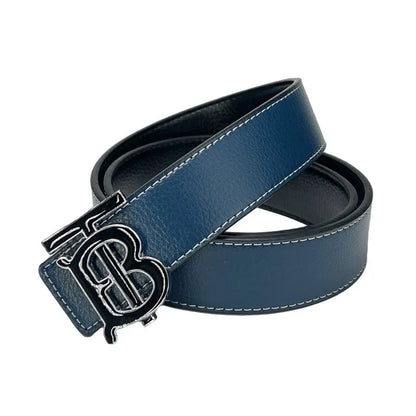 Men's Silver PU Leather Business Belt Cool Style Multi-Color for Jeans Dress Pants Office Wear