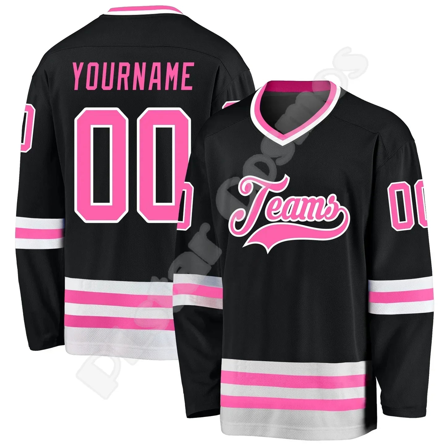 NewFashion Hockey Jersey Custom Name Team Logo Number Colorful Pullover Long Sleeves 3DPrint Harajuku Casual Funny Sweatshirts A