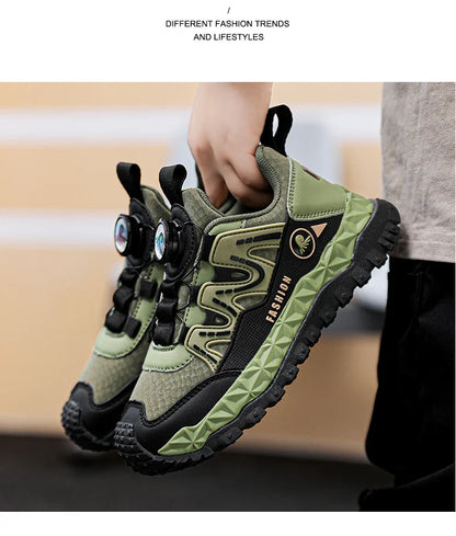 Children Sports Sneakers for Boys Girls Kid Cartoon Graffiti Pattern Casual Shoes Boys Basketball Shoe chaussures de sport