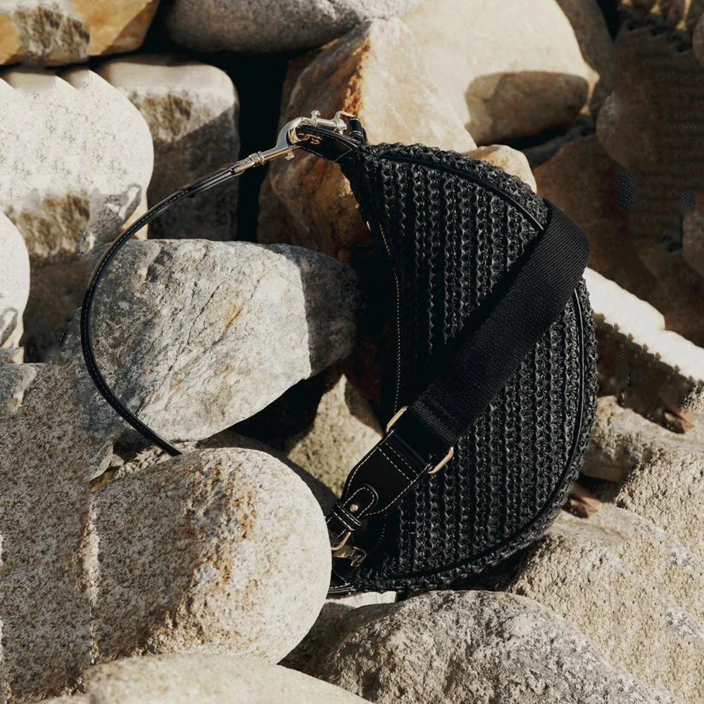 Summer新款女包女士肩斜挎包 Armpit Bag Straw Bag Seaside Beach Bag Woven Bag