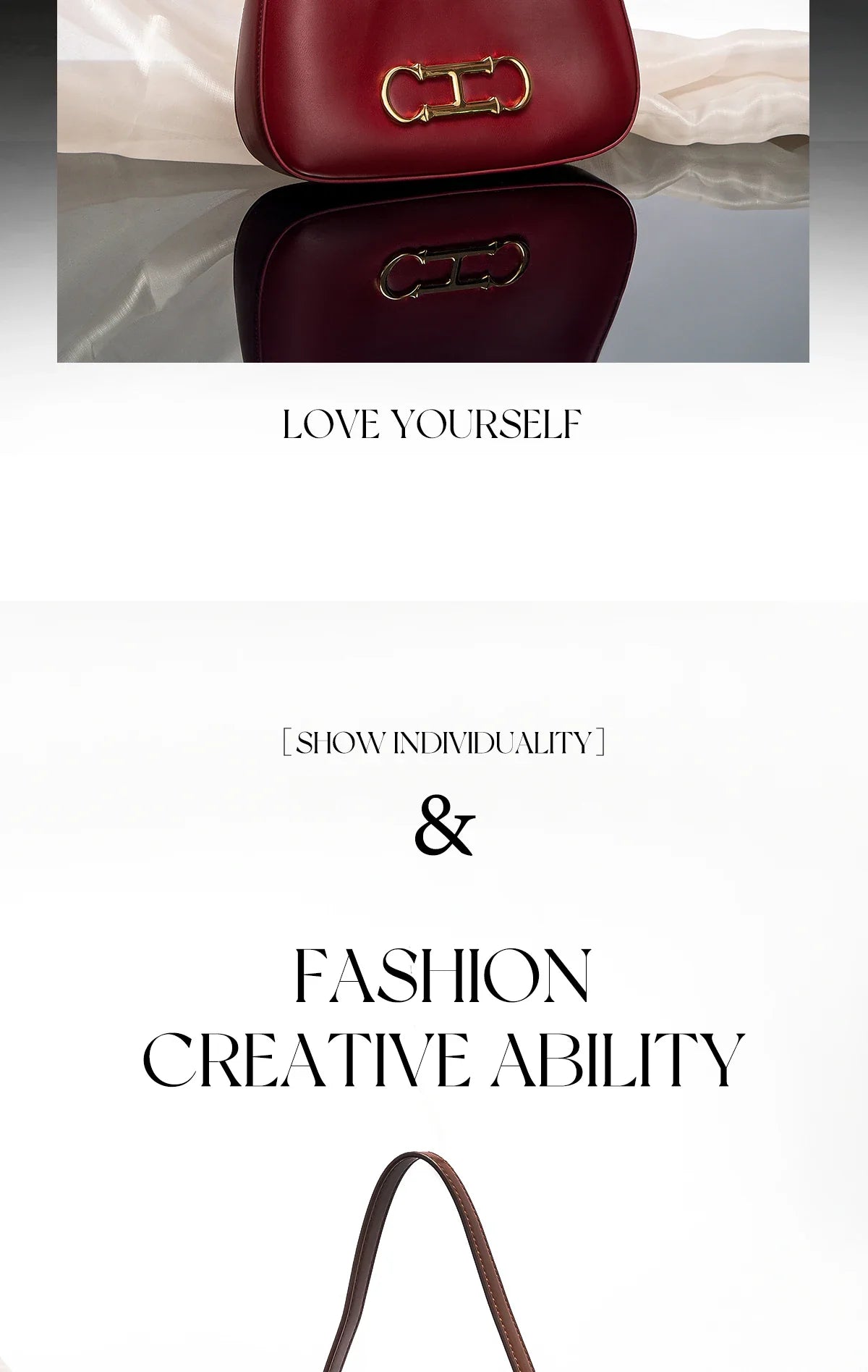 Retro Style Pure Colour Design Fashion Classic Women's Handbag Leisure Simple Match Women's Shoulder Bag
