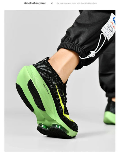 Men Running Shoes Breathable Race Cushioning Outdoor Jogging Sneakers Trainer Luxury shoes Couple Non-Slip Mesh Off-road Shoes