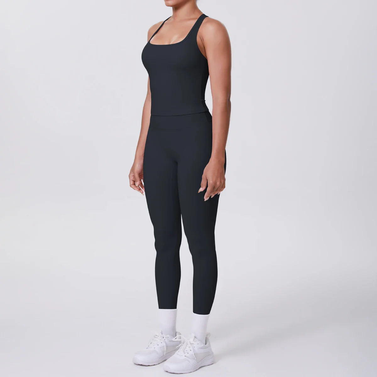 Yoga Top Set Fitness Gym Suit Training Sleeveless Sport Gym Tops Crossover Back Sports Underwear Tummy Control Slimming