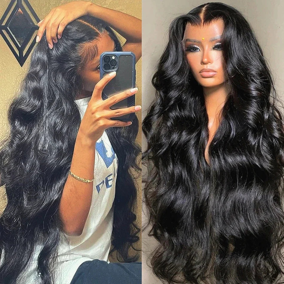 30 40 Inch 13x6 13x4 Body Wave Human Hair Wigs For Black Women 4x4 5x5 Glueless Wigs Human Hair 360 Lace Frontal Wig Pre Cut