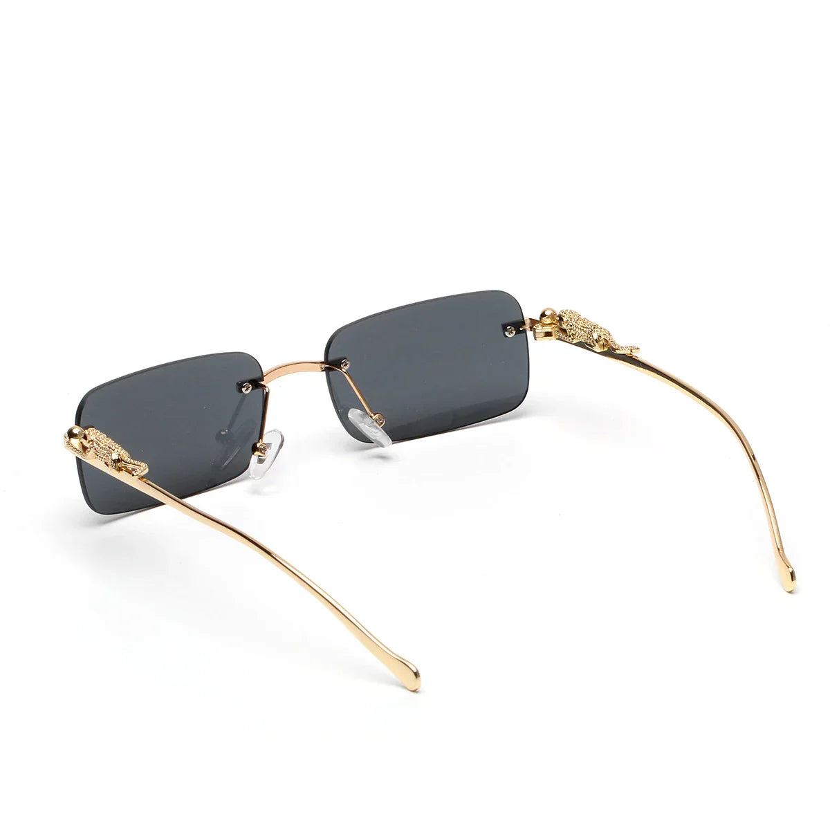 rimless sunglasses UV400 fashion square metal glasses for men women designer man's brand sun glasses shades for outdoor