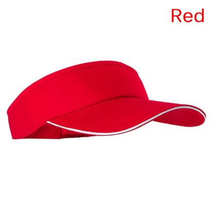 New Tennis Caps Men Women Adjustable Sport Headband Classic Sun Sports Visor Hat Running Caps Tennis Beach Hat Outdoor SportsHat