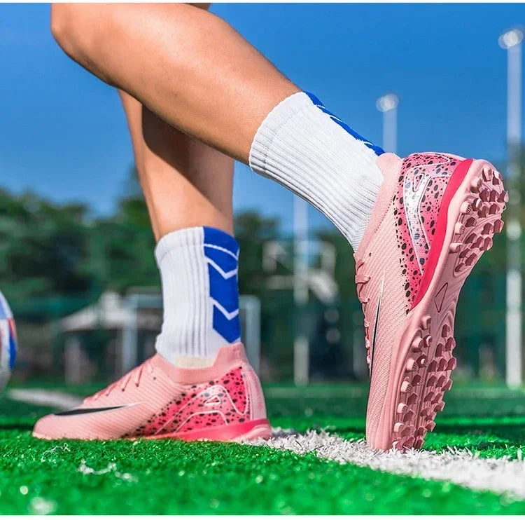 New Men Professional Unisex Soccer Shoes Sport Ultra-light Football Boots Cleats Grass Non-slip Training Match FG/TF