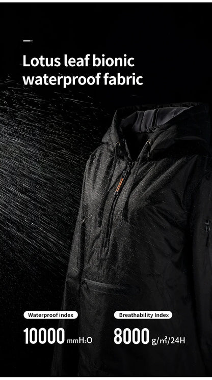 Thick Men Women One-Piece Ski Jumpsuit Outdoor Sports Snowboard Jacket Warm Jump Suit Waterproof Winter Clothes Overalls Hooded