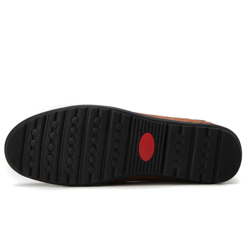 Leather Men Casual Shoes Luxury Brand 2024 Mens Loafers Moccasins Breathable Slip on Black Driving Shoes Plus Size 37-47