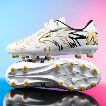 New Men Kids Football Boots Ultralight Professional Boys Match Grass Soccer Shoes Cleats Non-Slip Training Shoes Drop Shipping