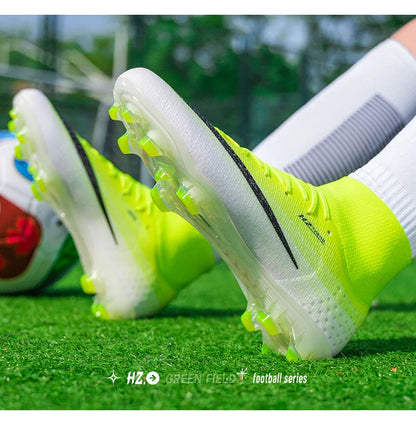 New Men Soccer Shoes Hot Sale Football Boots Women Professional TF/FG Sneakers Unisex High-quality Futsal Cleats Ultralight
