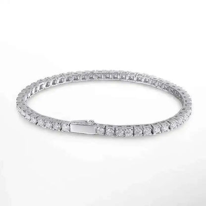 gold bracelet men Moissanite Tennis Bracelet Original S925 Sterling Sier Plated White Gold With GRA Bracelets For Women Man