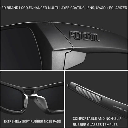 Sunglasses All Black Shades With Carrying Zipper Case