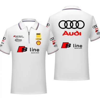 Infineon Team Joest Team T-Shirt POLO Shirt Racing Suit Breathable Comfortable Sweat Absorbing Quick Drying Short Sleeves