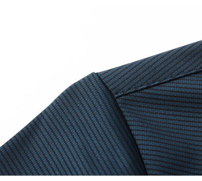 2024 Summer New Short sleeved High end Textured Letter Men's POLO Shirt Comfortable Silk Ice Feel Casual Business lapel T-shirt