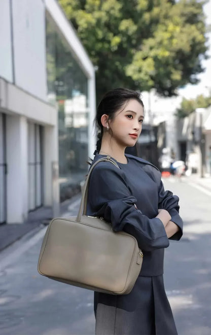 Genuine Leather Fashion Women Shoudler Black Bags Luxury Desiger Ladies Crossbody Cowhide Brown Large Bag Female Handbags Coffe