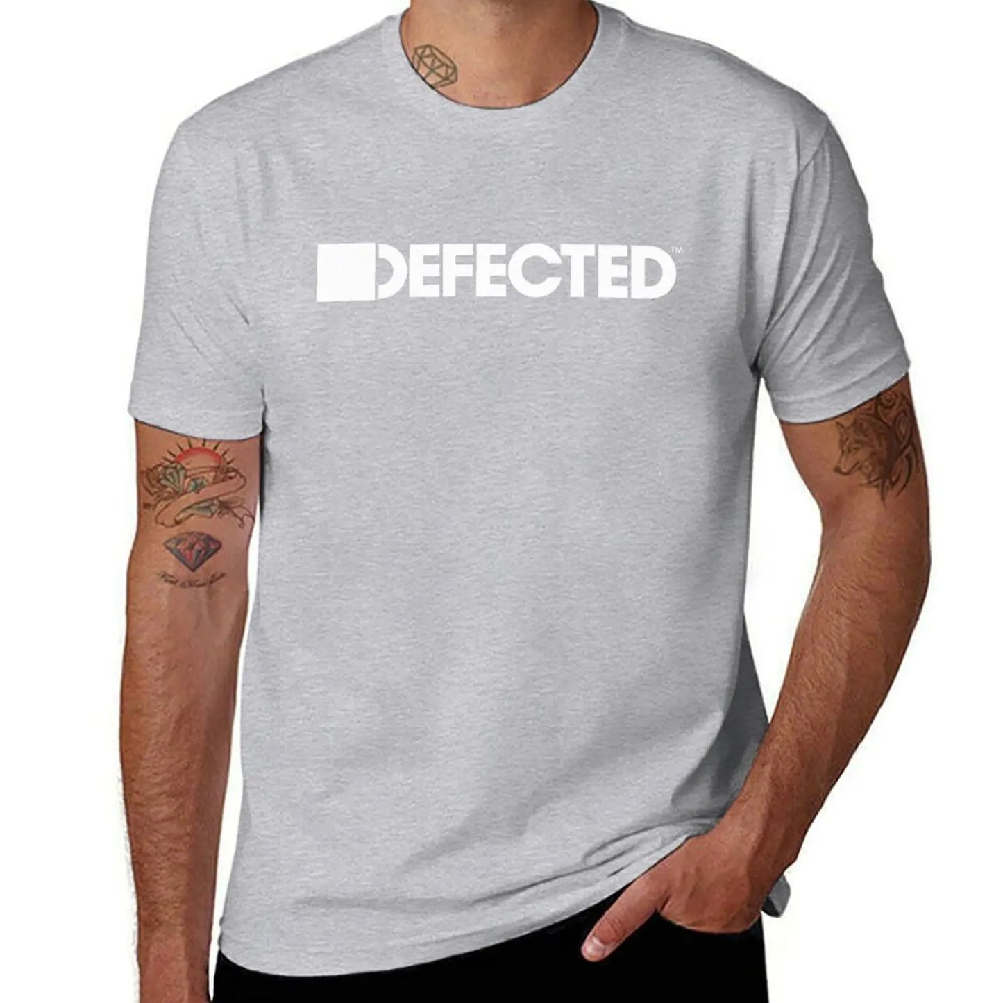 DEFECTED RECORDS T SHIRT Rave T Electronic Music Festival Ibiza Party House T-Shirt graphics Men's t-shirt