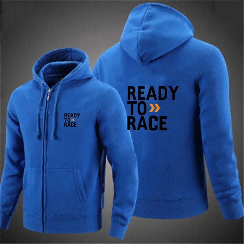 Spring Autumn Men Hoodies Ready To Race Print Hoody Women Sweatshirt Hip Hop Unisex Streetwear y2k Clothing Hombre