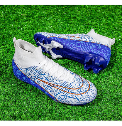 Hot-Selling Football Boots Men's Soccer Cleats TF/FG Wear-Resistant Training Shoes Outdoor Non-Slip Sneakers Size33-46