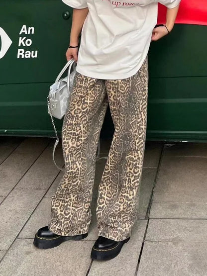 High Waisted Y2k Retro Fashion Streetwear Denim Pants